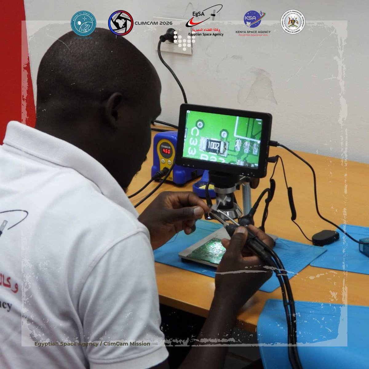 Kellar999's tweet image. Big news! Egypt, Kenya, and Uganda have officially launched the #ClimCam to the ISS via Cygnus NG-24! 🌍🇪🇬🇰🇪🇺🇬

​This tri-national AI-powered camera will monitor climate change &amp;amp; extreme weather across East Africa. A massive leap for African space tech
#Egypt
#Kenya
#Uganda
#ISS