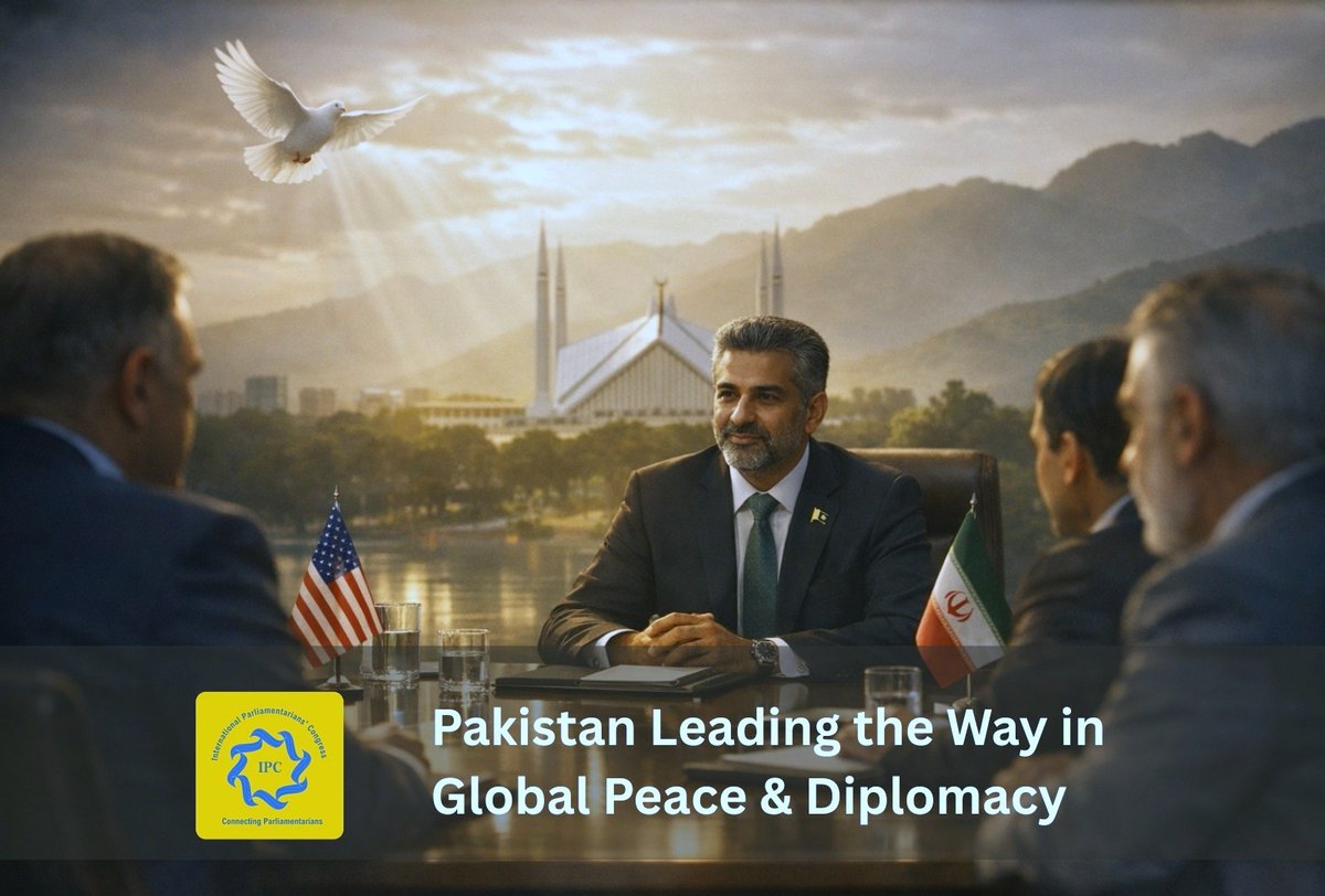IPCongress_'s tweet photo. 𝗣𝗮𝗸𝗶𝘀𝘁𝗮𝗻 𝗟𝗲𝗮𝗱𝗶𝗻𝗴 𝘁𝗵𝗲 𝗪𝗮𝘆 𝗶𝗻 𝗚𝗹𝗼𝗯𝗮𝗹 𝗣𝗲𝗮𝗰𝗲 &amp; 𝗗𝗶𝗽𝗹𝗼𝗺𝗮𝗰𝘆 🌍

In a world facing growing uncertainties and conflict, the importance of dialogue, diplomacy, and peaceful negotiation has never been greater. https://t.co/Our83tzJyJ