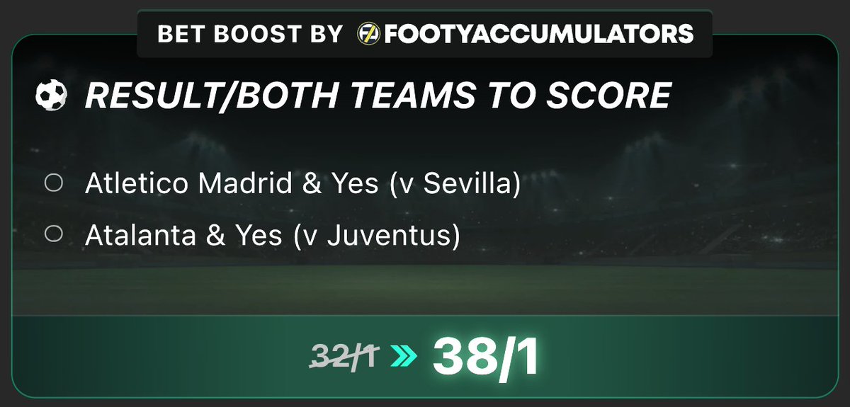 Footy Accumulators tweet media