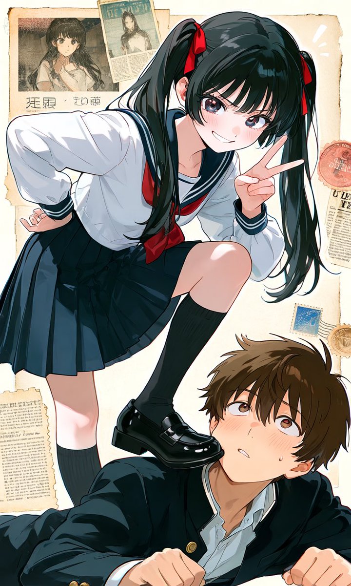 murasesese's tweet photo. ローファー https://t.co/LDCzF94HKi