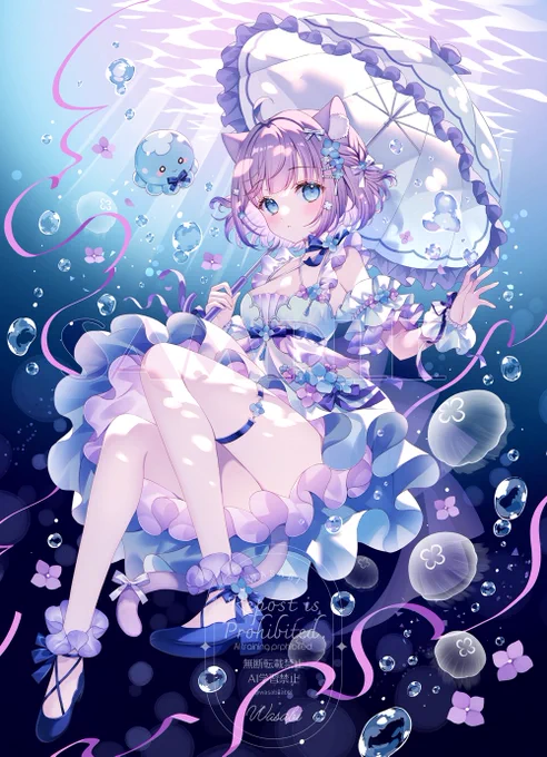 けもとフリルとお菓子ばかり描いてます。最近趣味絵描けてないのでお仕事絵ですが～～よろしくおねがいします～ #凍結祭りでフォロワー減ったから自己紹介して逆に増やす
