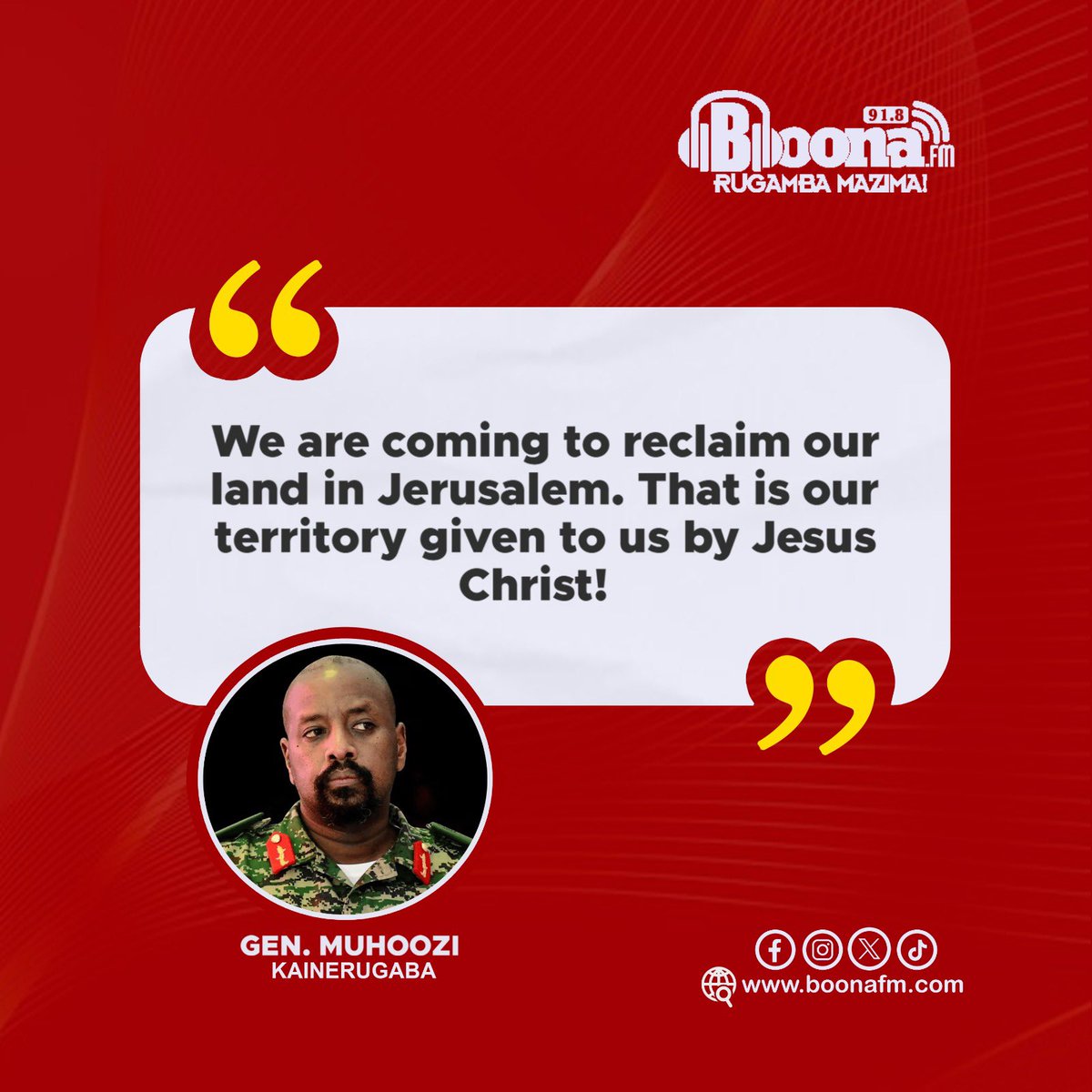 91.8 Boona FM tweet media