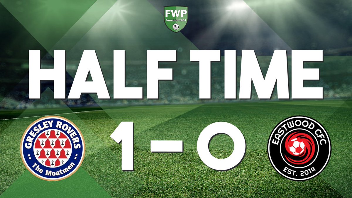 EastwoodTownFC's tweet photo. HALF-TIME: Gresley Rovers 1-0 Eastwood Community https://t.co/ebO2guJ1cZ https://t.co/aZsvqSYDU7