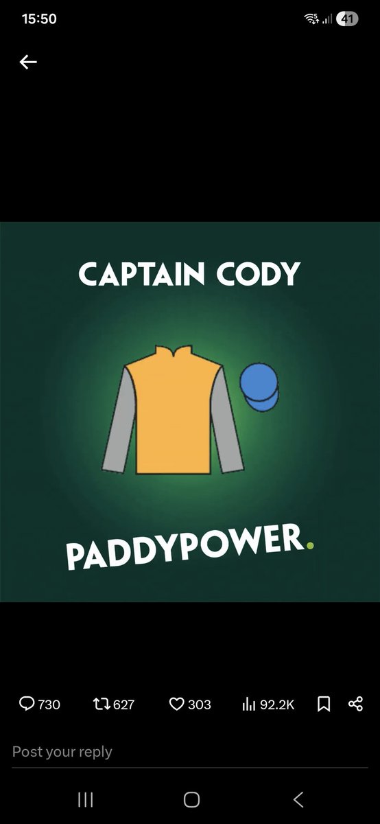 DerekPower1's tweet photo. @paddypower https://t.co/KELfANzKpG