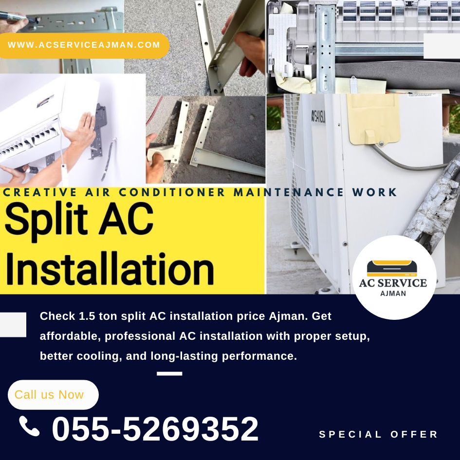 CreativeHvacUae's tweet image. Need AC installation in Ajman?

Get the best 1.5 ton split AC installation price Ajman with expert setup and reliable service.

Book today!
acserviceajman.com/1-5-ton-split-…
#acinstallation #ajman #hvac #splitac #cooling