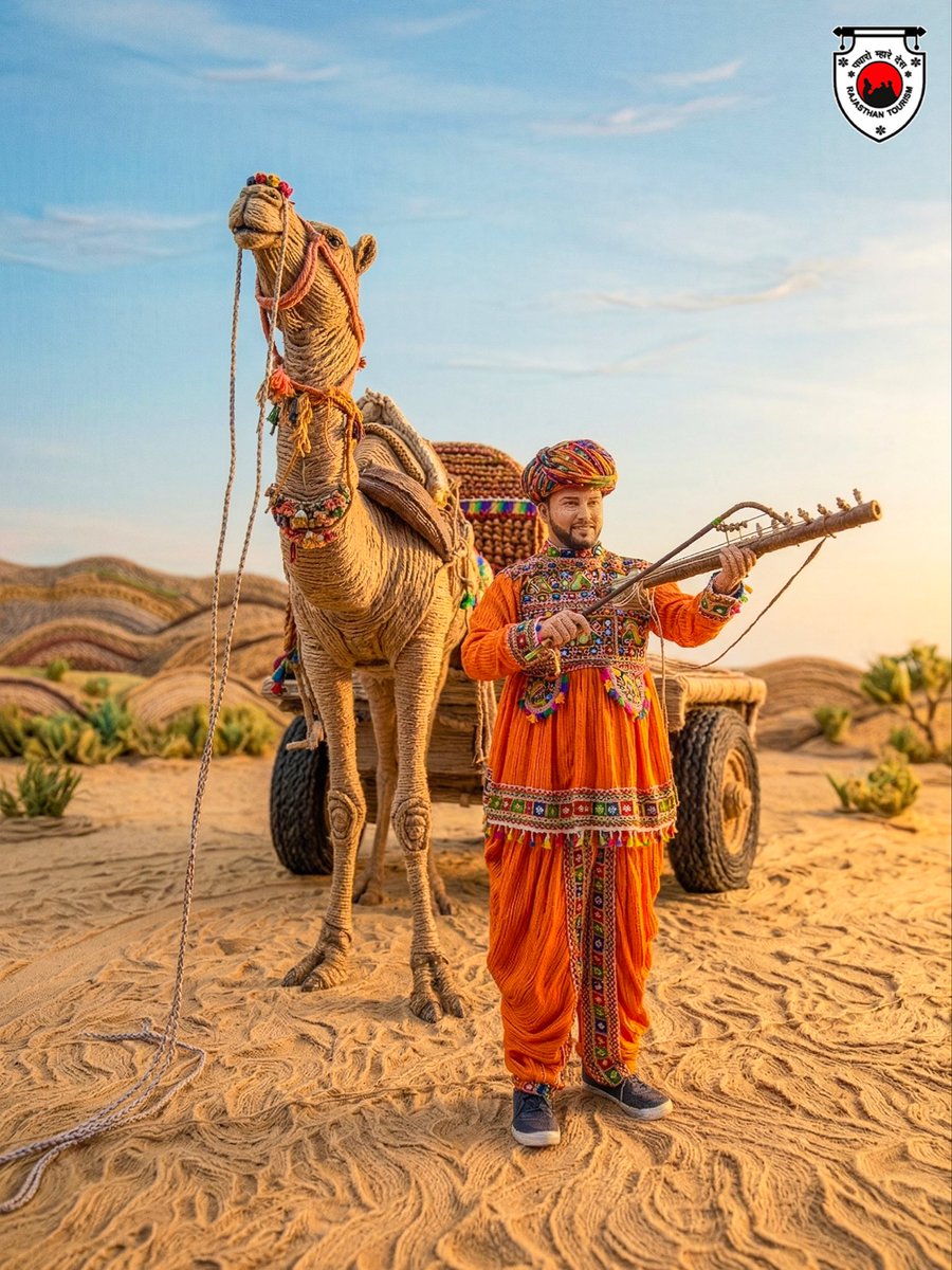 my_rajasthan's tweet image. In every string and every thread—Rajasthan is woven with stories you can feel.

@tourismgoi  @incredibleindia 

#Rajasthan #Explore #FolkMusic #RajasthanTourism