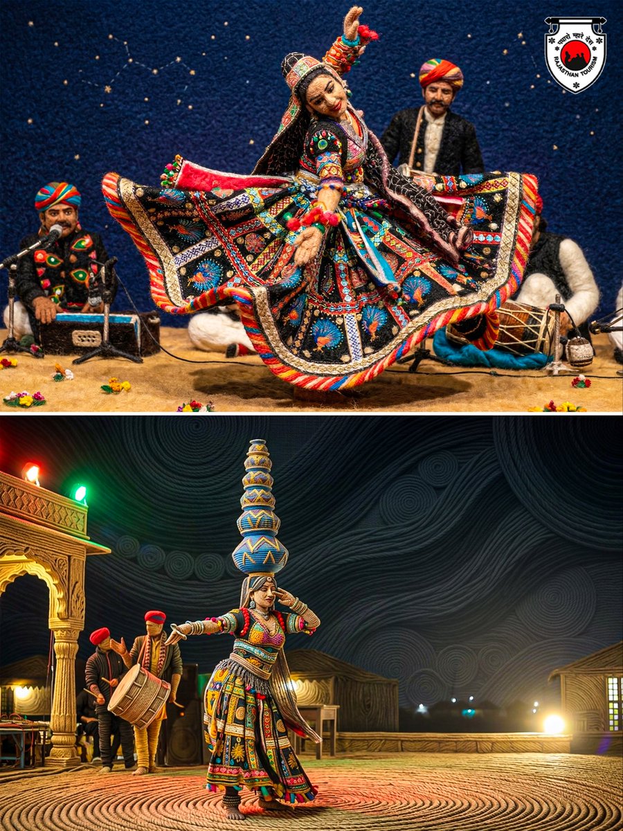 my_rajasthan's tweet image. In every string and every thread—Rajasthan is woven with stories you can feel.

@tourismgoi  @incredibleindia 

#Rajasthan #Explore #FolkMusic #RajasthanTourism