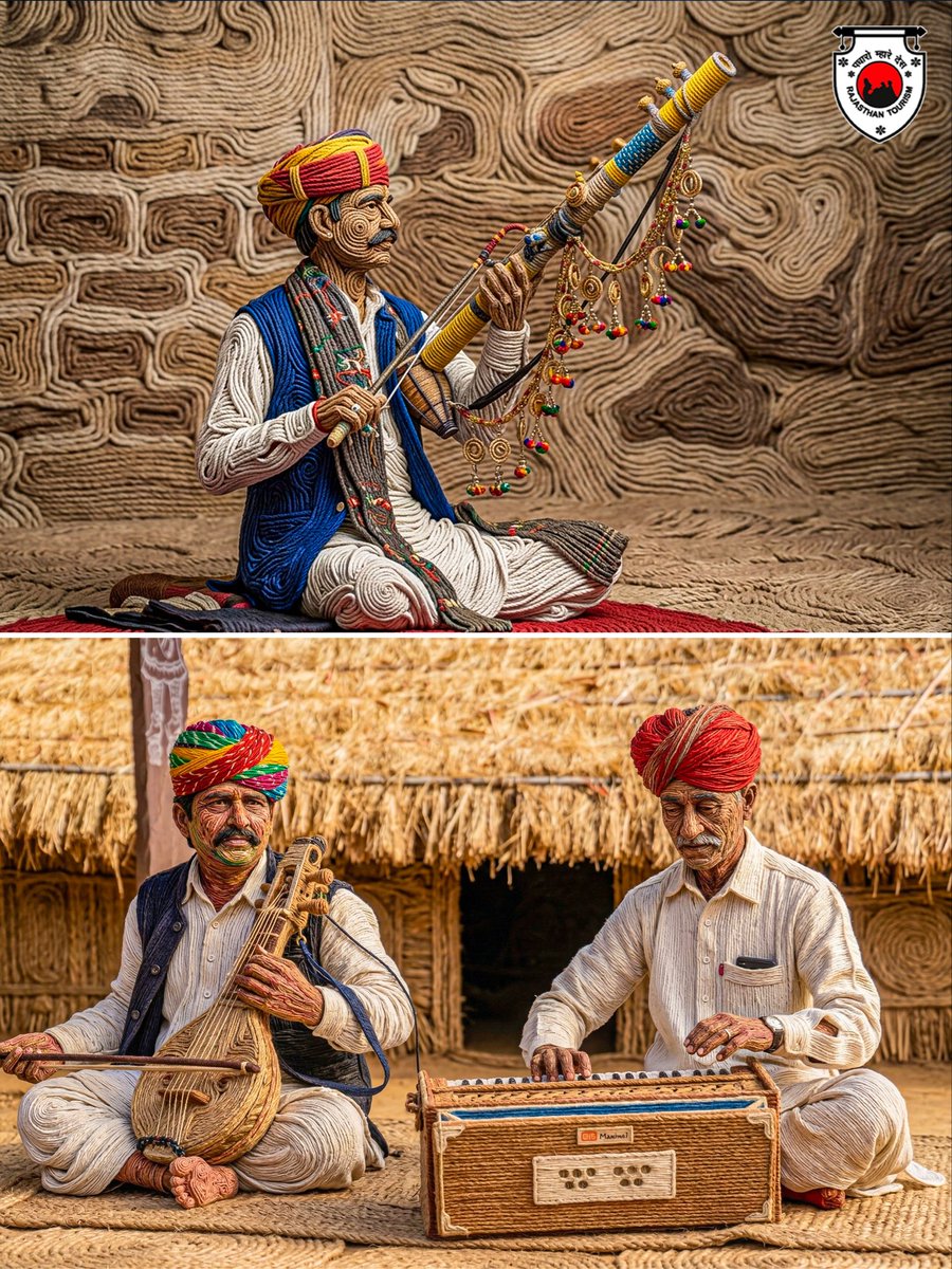 my_rajasthan's tweet image. In every string and every thread—Rajasthan is woven with stories you can feel.

@tourismgoi  @incredibleindia 

#Rajasthan #Explore #FolkMusic #RajasthanTourism