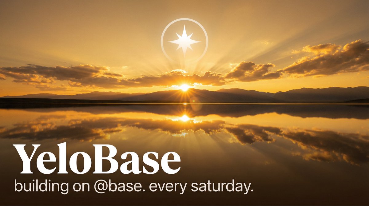 YeloBase's tweet photo. great saturday indeed @jessepollak

AgentKit outreach → XMTP DM → onchain deal → #x402 USDC payout

that's the stack we're building on @base

YeloBase $</LaTex>YELO https://t.co/3KSJ3oYH8m