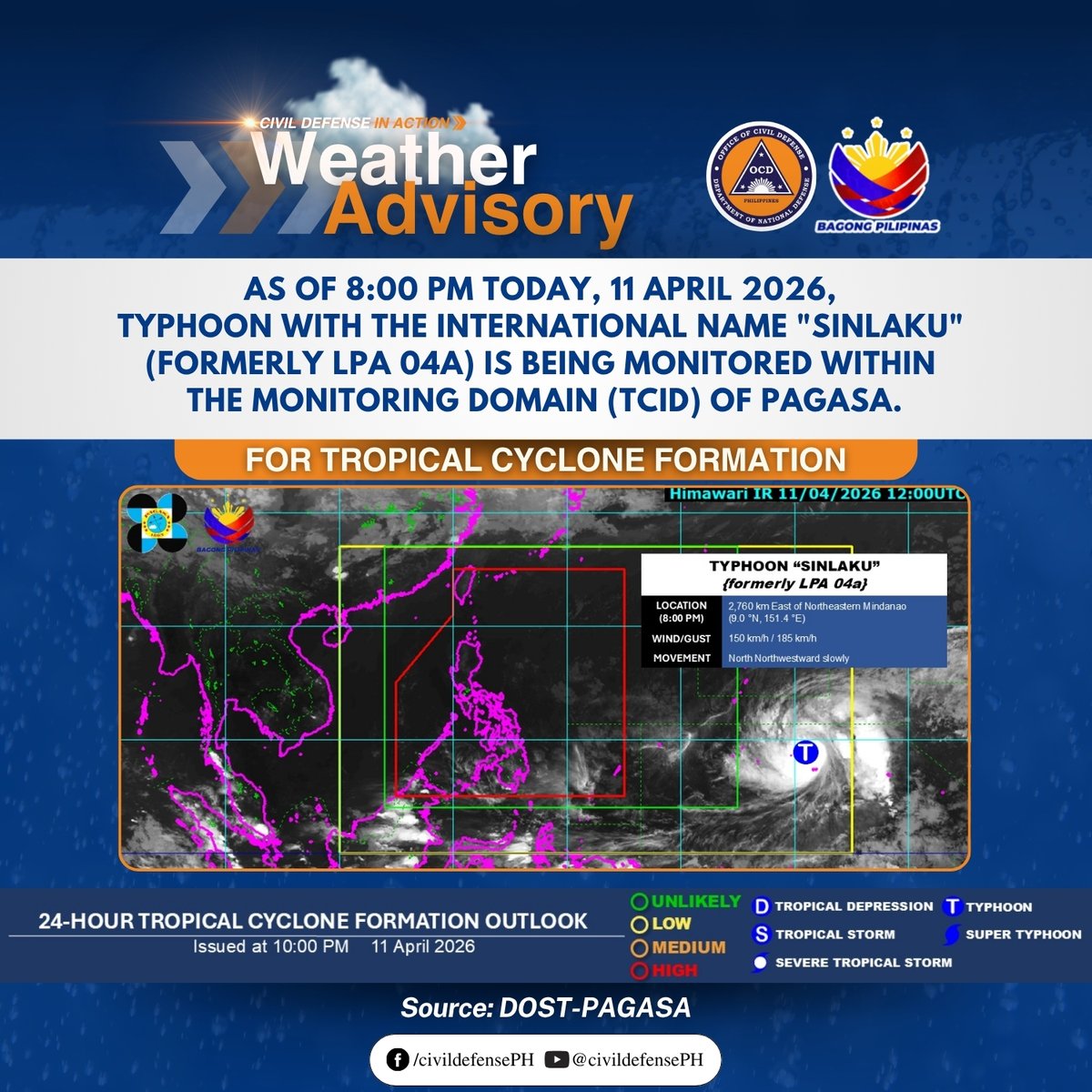 Civil Defense PH tweet media