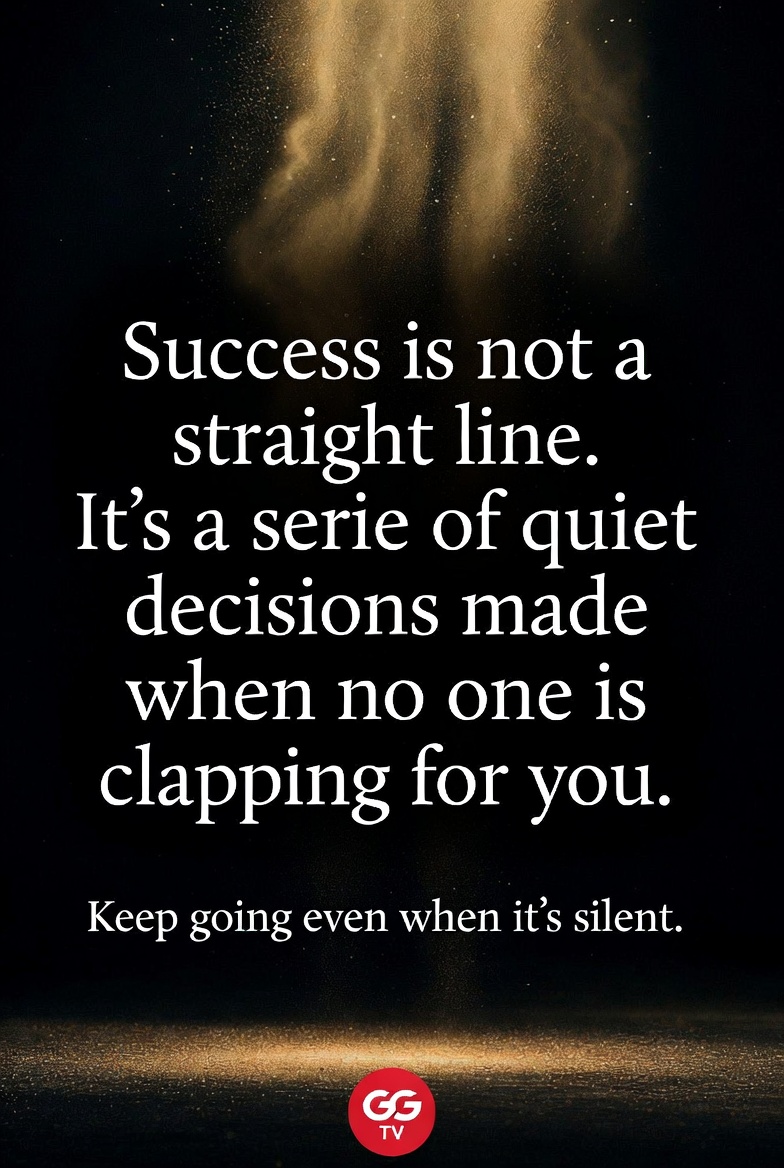 Success is not a straight line.

It’s a series of quiet decisions made when no one is clapping for you. 

Keep going even when it’s silent. The right people will notice later.

#silentgrind #successjourney #quietsuccess #engineeringlife #studentmotivation #ggtv