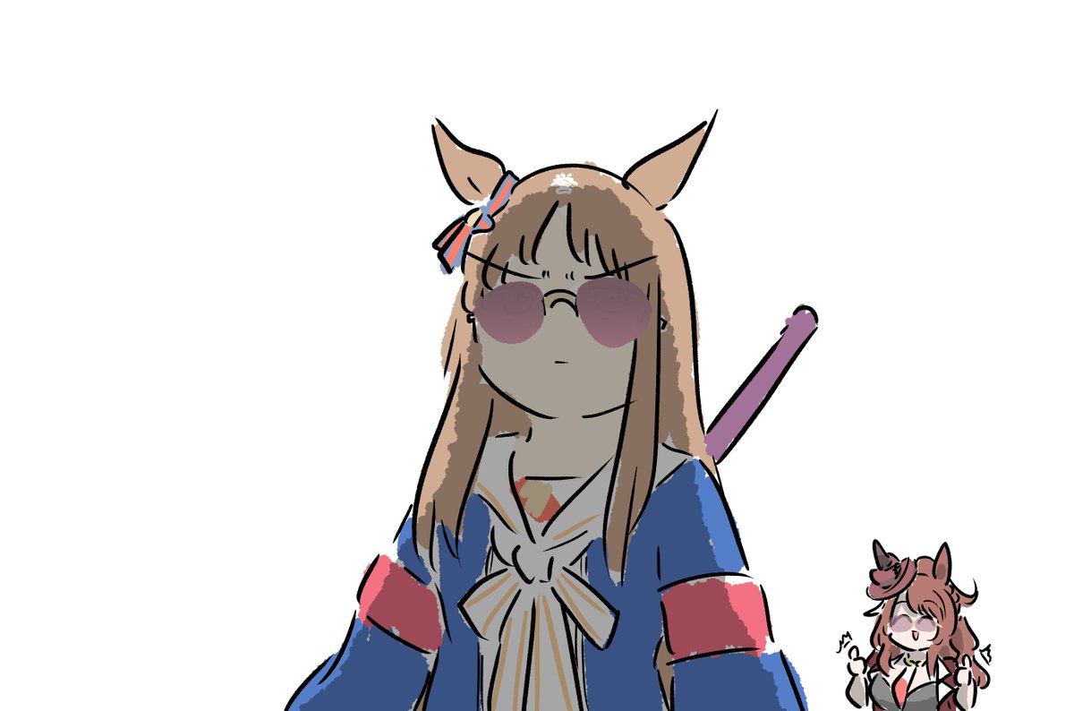 グラスワンダー(ウマ娘) 「"誉"を伝える為に帰郷する女」|神官/yukiharuのイラスト