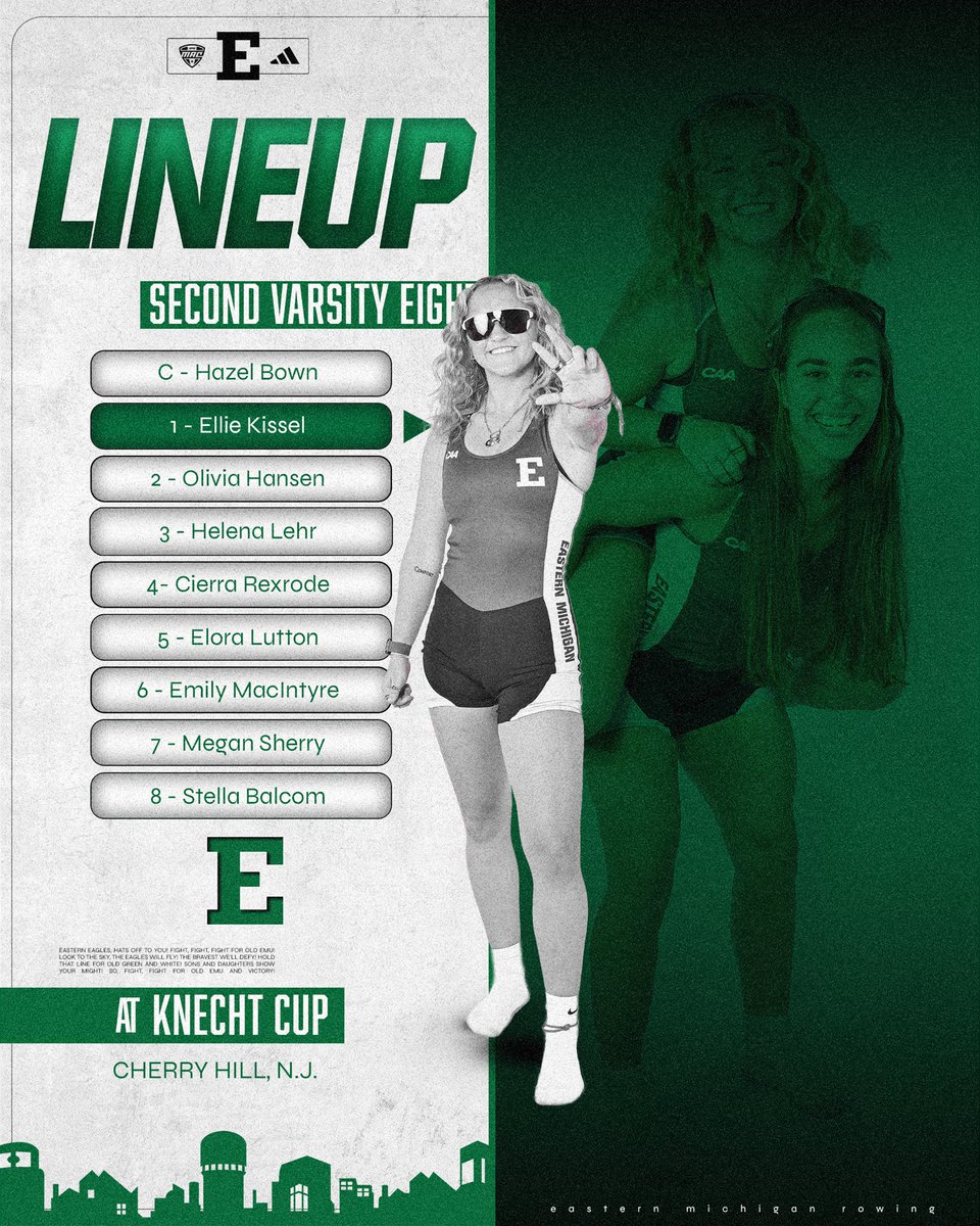 EMURowing's tweet photo. This weekend’s lineups! https://t.co/8jRBbujjE3