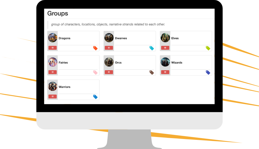 bibiscotweet's tweet photo. Enhance your world-building with #bibisco group management! Organize families, tribes, and more to bring coherence to your narrative 👉 https://t.co/cX3N2wMWxU #Writing #AmWriting #WritersLife #WritingCommunity #writingsoftware https://t.co/UbLj44FMm5