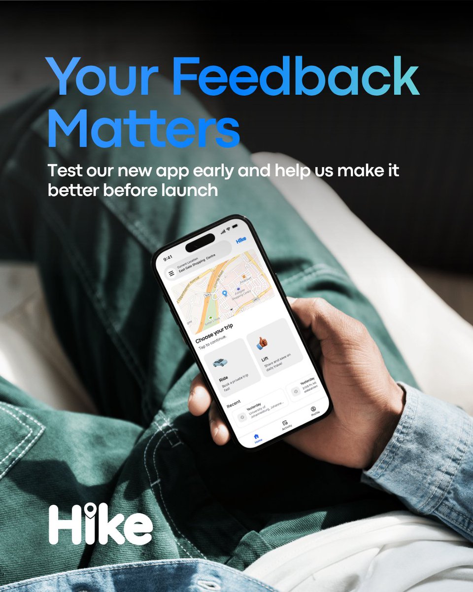 hikeappsa's tweet photo. 🚀 Be Among the First to Experience Hike!

We’re getting ready to launch and inviting a limited number of testers to try out our new apps before everyone else.

If you’re interested in early access and want to help shape the experience, sign up here:
https://t.co/3qCVLXXIVI https://t.co/PHrml3UDTg