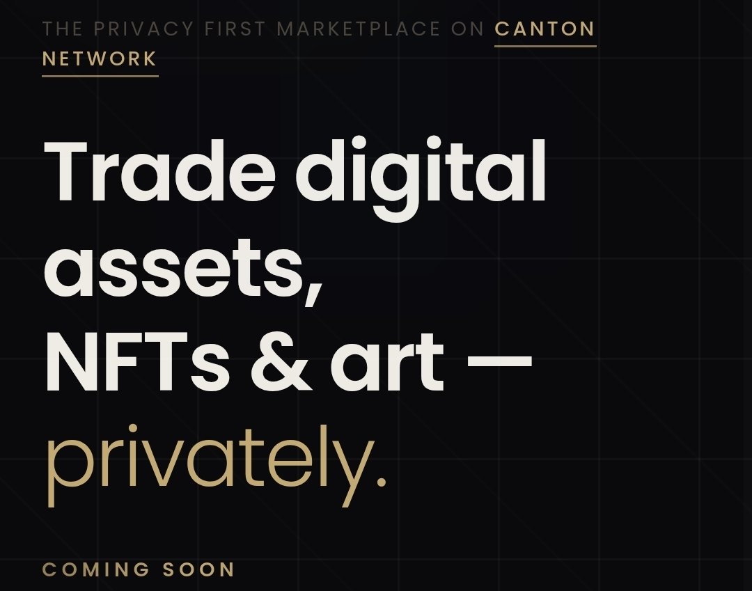 The first #NFT mint on <a href="/CantonNetwork/">Canton Network</a> is happening this April. Courtesy <a href="/privketcom/">PrivKet</a>
No better time to stay locked in on Canton.