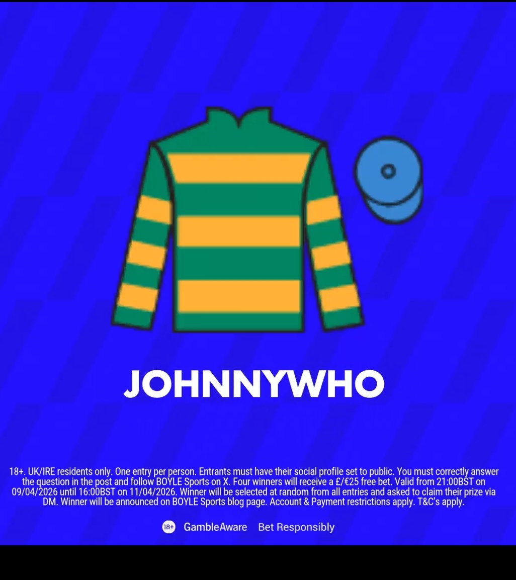 LewisLord9's tweet photo. @BoyleSports Nice https://t.co/HX925PexUo