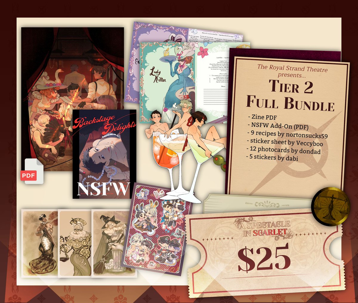 Dgs Burlesque Zine tweet media