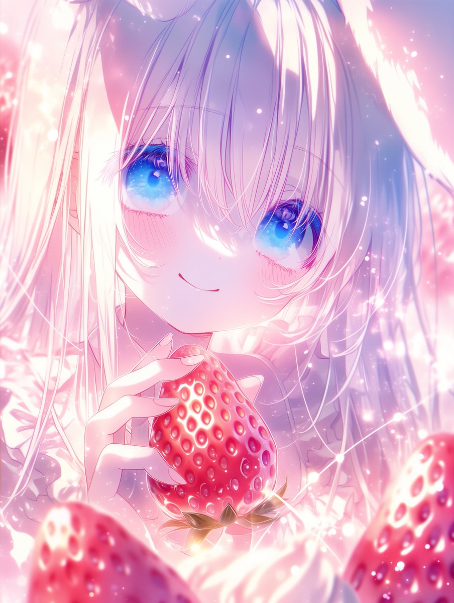 hanausagi027's tweet image. 苺🍓の入った企画をやります🐰        
題して『春の苺祭り』
苺が入っていれば、服の柄や髪飾りでもOK🥰

参加方法は  専用タグ         
#AI春の苺祭り
を付ける！！

期間は  4月12日（日）0時から　～　4月14日（火）24時まで   

タグは二つまででお願い致します！！