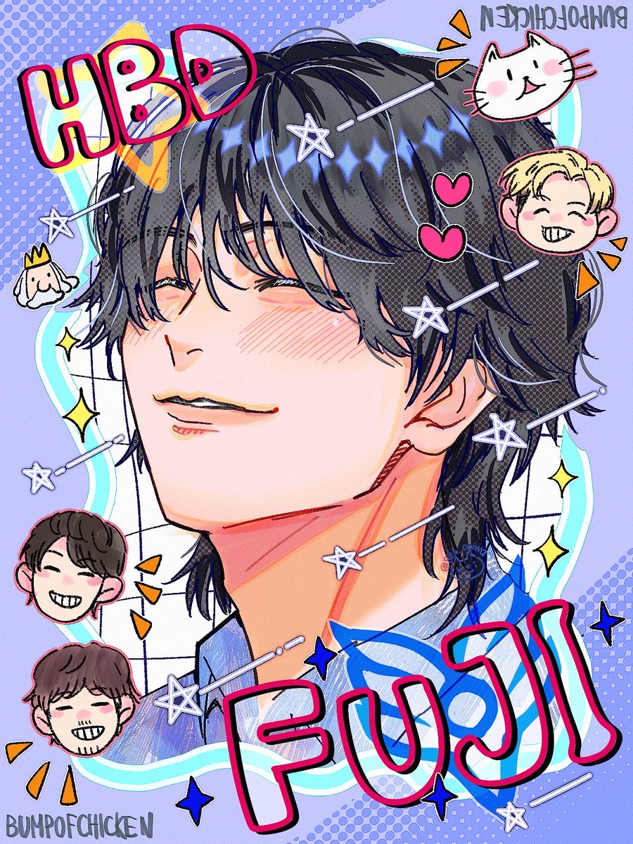 824_ooiwa's tweet photo. 藤くんお誕生日おめでとうございます🎂🍅🍓🐈‍⬛㊗️✨️✨️
今年も一年健やかに過ごせますように🌟
#HBD藤くん #BUMPOFCHICKEN https://t.co/NVItXPCzFO