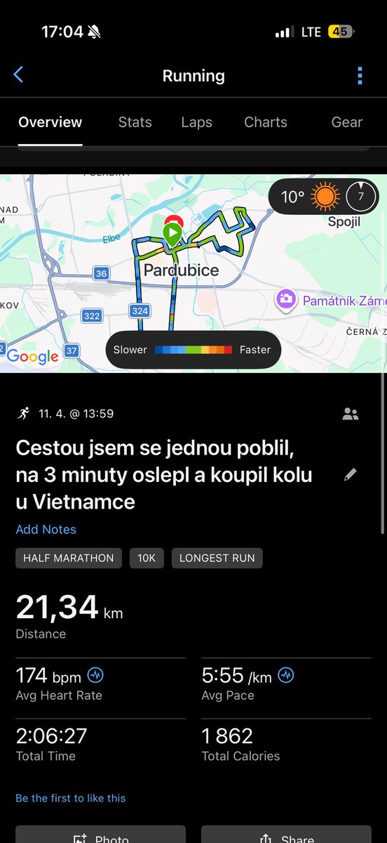 Doufám, že kluci nemají telefony a přístup k tomu co se děje na sítích.
Dále doufám že přešli nemoc a předvedou výkon ještě lepší než já. 
Chřipka vs čas pod 2 hodiny - 1:0