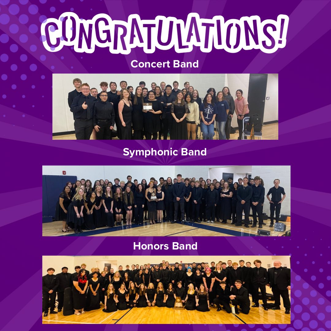 SoaringPride's tweet photo. Concert Band: Second Division Rating on Stage and First Division in Sight Reading. 

This also marks the first time the Soaring Pride Band Program has taken THREE bands to UIL in over a decade. https://t.co/qTPntAD4dg