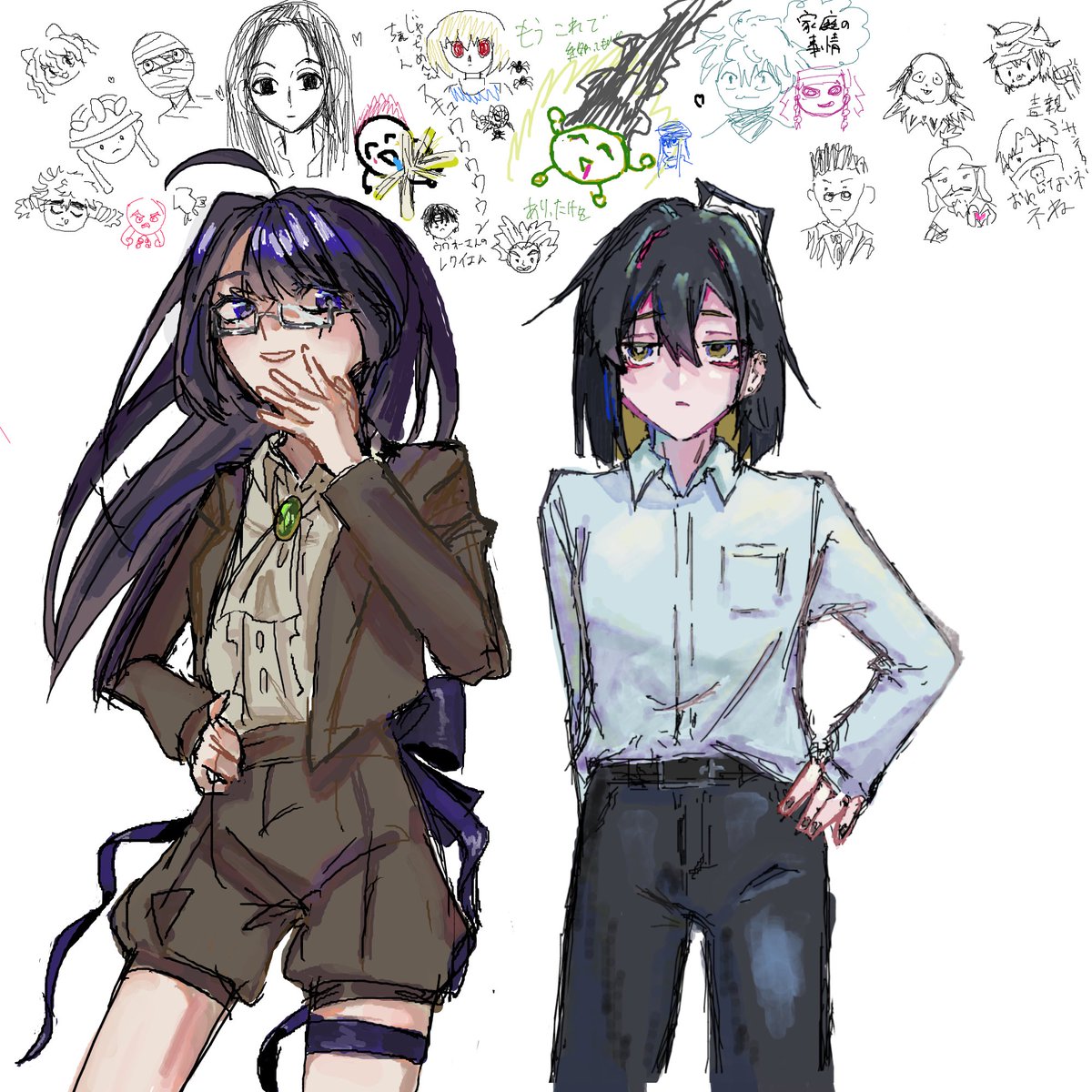 HIT000000_121's tweet photo. 絵チャ楽しかった！またやりたい！
次までに使い方を覚えておきます。
#イラスト https://t.co/k8rAyjTsbN