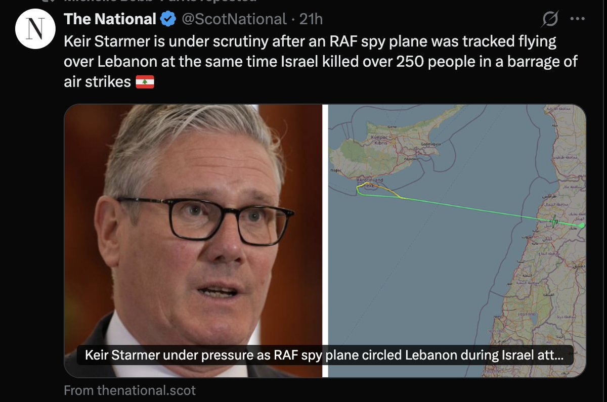 Hal9000_T1's tweet image. 🇬🇧UK : drones over Gaza genocide, drone over Lebanon both helping 🇮🇱Israel with targeting and bombing effectiveness

🚨 Belgium caught UK arms companies with 33 crates of weapons destined for 🇮🇱 Israel using a commercial airline.

UK's bloody colonial history continues to be