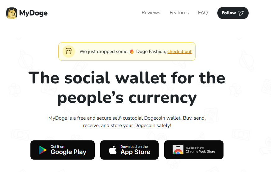 MyDogeVN's tweet photo. They will soon discover @MyDoge  Wallet, the best e-wallet for Dogecoin. https://t.co/VcpKyR8kNz