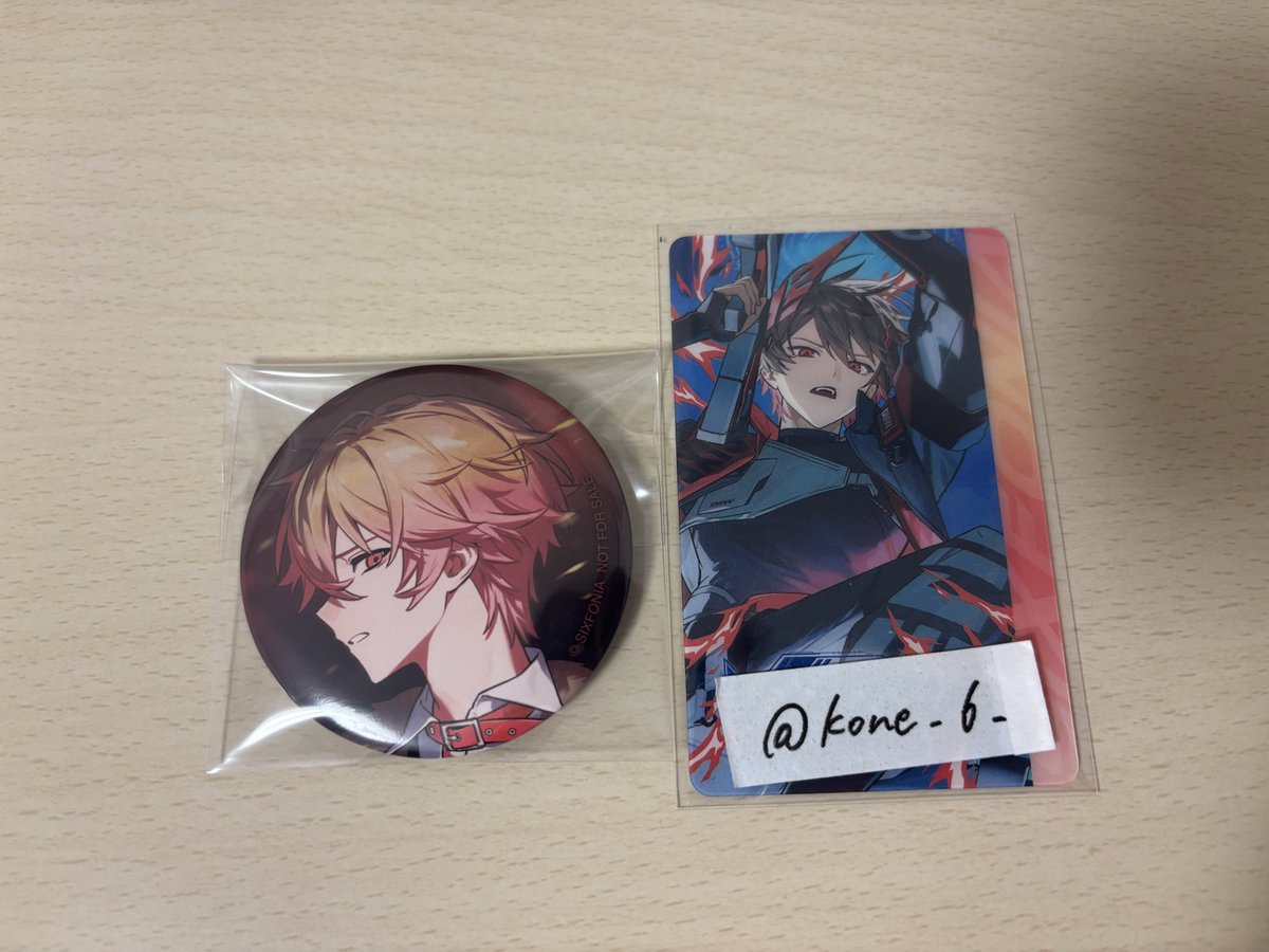 kone_6_'s tweet photo. シクフォニ 交換 CD特典 缶バッジ
譲▶︎👑様

求▶︎同種🍍様（🌸様）

郵送のみ
お気軽にお声掛けください。

 #シクフォニグッズ交換
 #シクフォニグッズ取引
 #シクフォニグッズ https://t.co/foHTRZNHwH