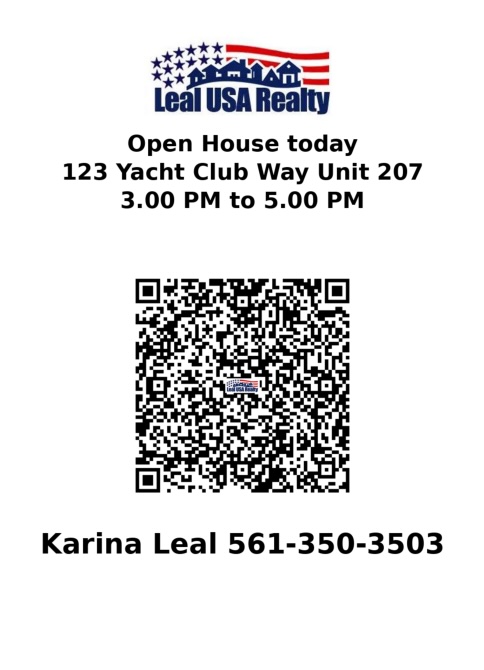 karinaleal's tweet photo. Open House today at the Yacht Club On the Intracoastal Text 561-350-3503 to RSVP https://t.co/pZqCqGHf0P