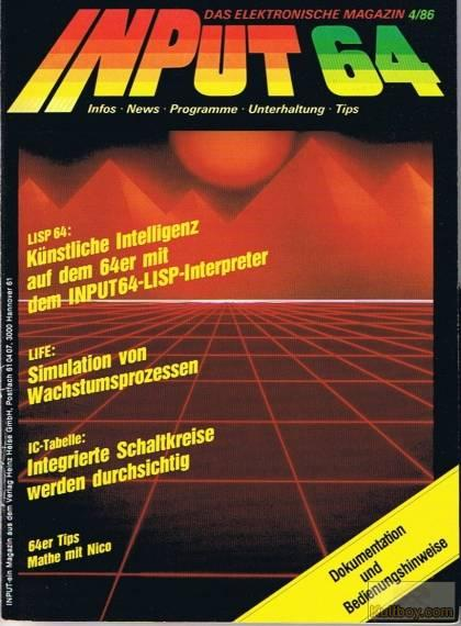 Retrojournal_de's tweet photo. INPUT 64:
Künstliche Intelligenz auf dem C64… mit LISP 🤯
Simulation von Wachstumsprozessen? 

Klarer Fall: Braucht man ...

Und das Beste: Kein Abtippen – einfach Kassette/Diskette rein und los.

#C64 #INPUT64 #Retrocomputing #80s https://t.co/KY7GX89xkP