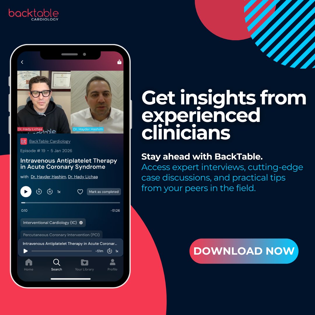 BackTable Cardiology tweet media
