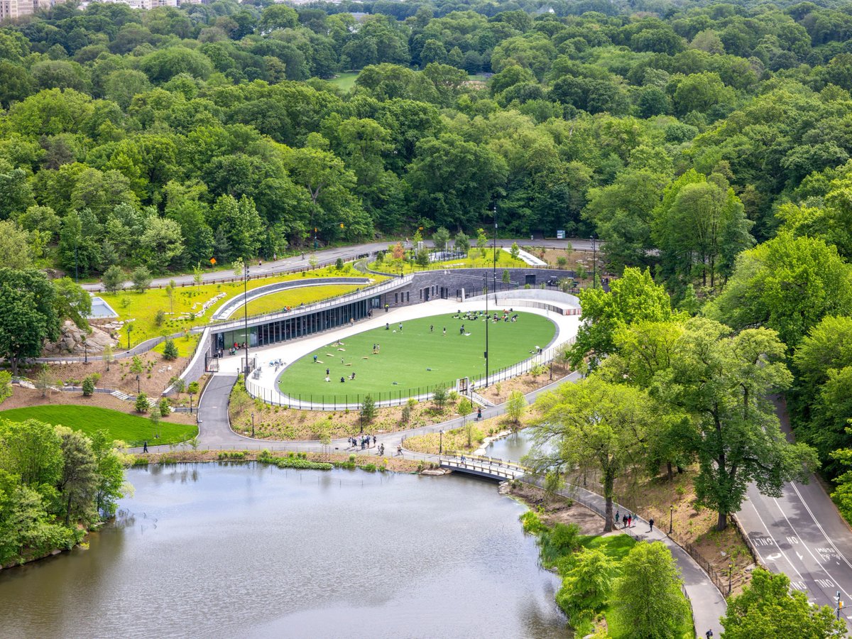 CentralParkNYC's tweet photo. The green at the Davis Center is now open to the public! Level up your spring in Central Park with stunning views of the Harlem Meer and delicious snacks from Settepani.

Plan your visit: https://t.co/06slv4qYof https://t.co/JJ1WPRAoFM