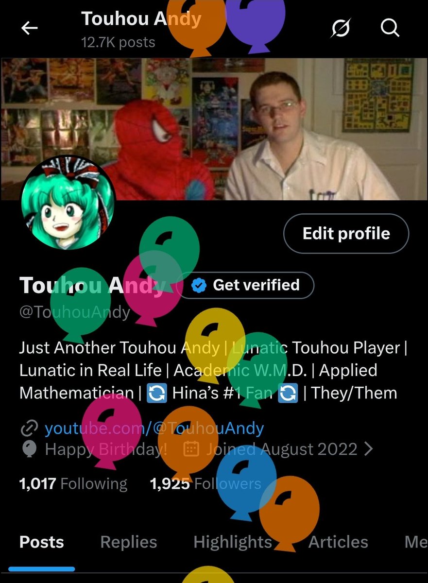 Touhou Andy tweet media
