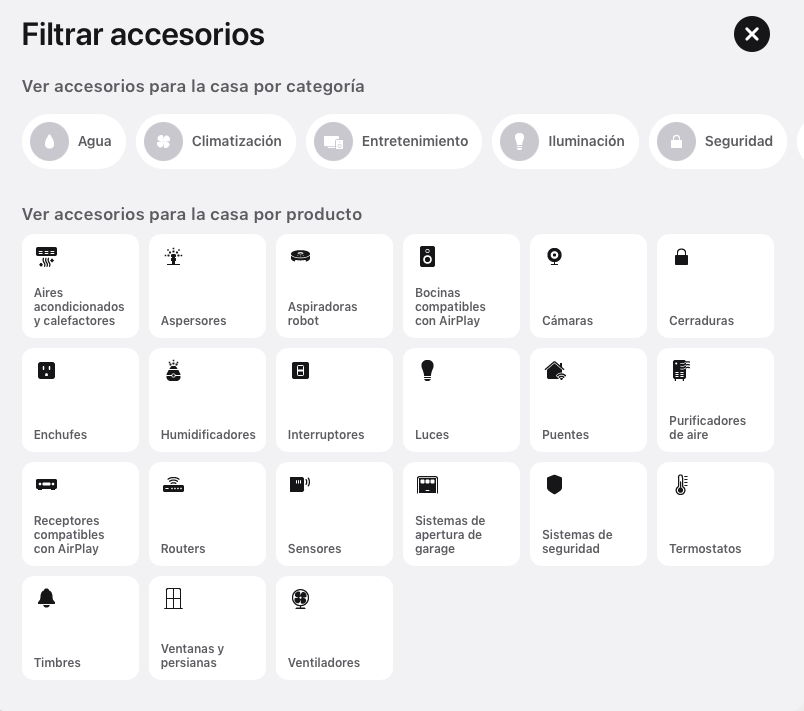 ¿Tienes Apple Home o te gusta automatizar tu casa? 🍎🏠

Apple tiene una página donde reúne accesorios compatibles con su app Casa. No todos son Matter, pero muchos sí; y varios de los otros se pueden integrar con Homebridge.
Te dejo el link:
apple.com/mx/home-app/ac…