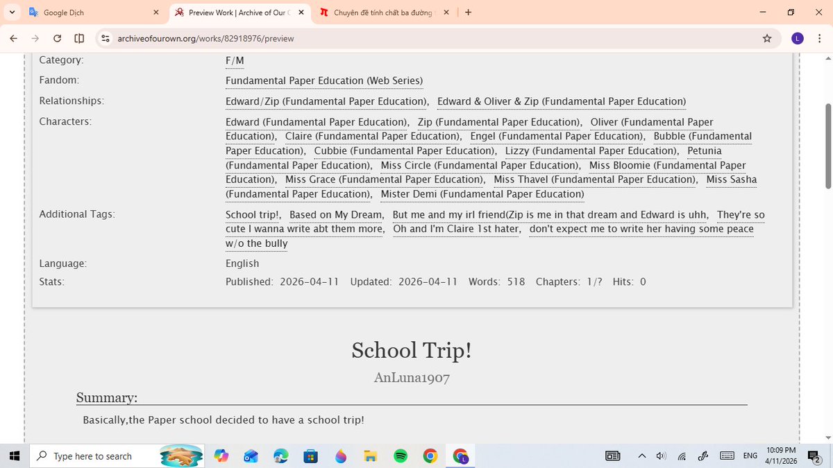 An_Luna124's tweet image. Look who decide to write a fanfiction 😋😋
Contain Zipward hehe...
This is just a draft
Support me chat &amp;lt;3
#zipward #fpe #fanfic