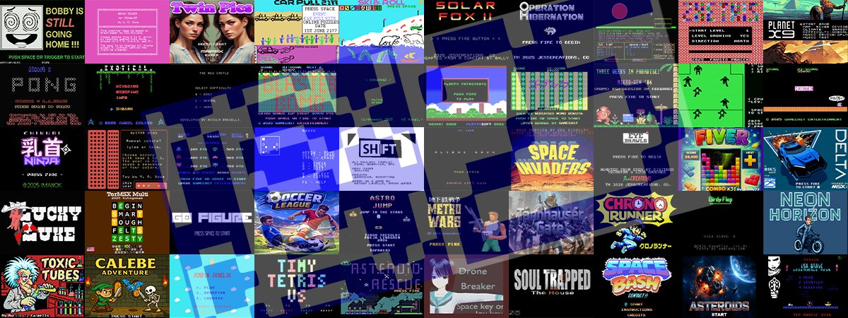 MSXdevContest's tweet photo. It won't be long before we can announce results of MSXdev25. In the mean time, keep playing and consider donating. #msxdev25 https://t.co/KE7uahAhLN