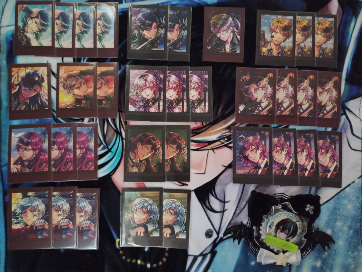 UTxTU0907's tweet photo. あくねこ 悪魔執事と黒い猫 ぱしゃこれ9弾 交換

譲 ）バスティン ロノ ボスキ アモン ルカス ラムリ フルーレ ミヤジ ラト ハナマル テディ シロ
箔 ⇢ ボスキ フェネス アモン ナック ルカス フルーレ テディ
求 ）ベレン

箔同士 . 同色同士
郵送での交換 📮
お気軽にお声がけください ᴗ  ̫ ᴗ https://t.co/VwGXg2O7Th