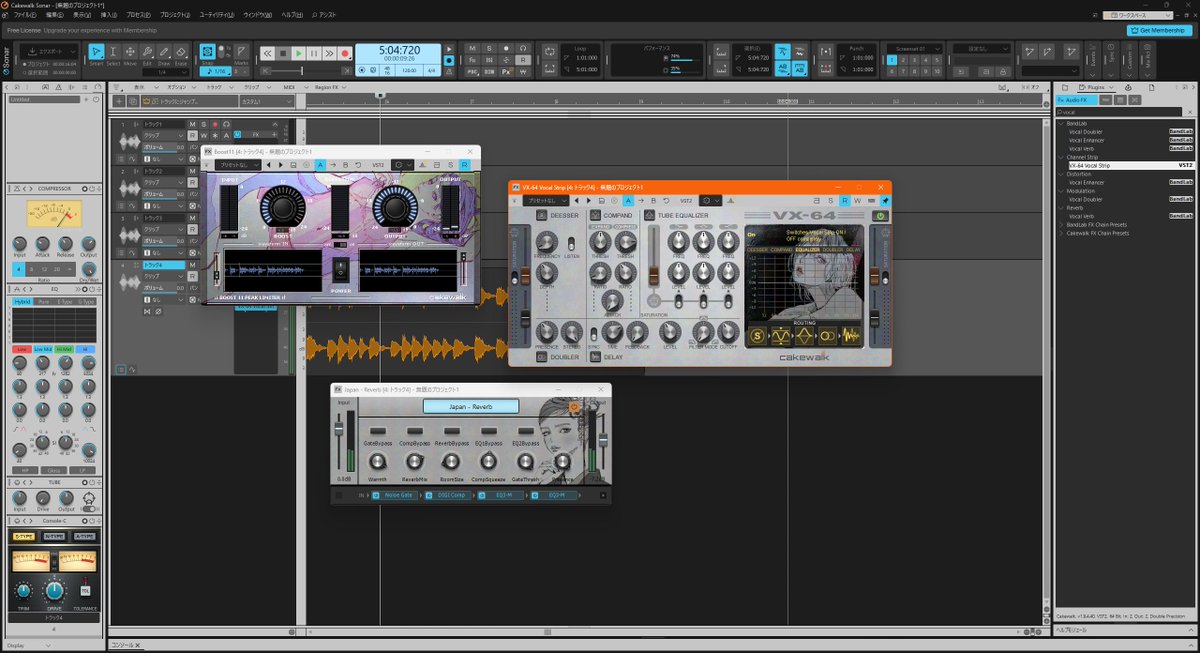 Sonarのプラグインに自分の絵を入れたらカッコいい。
#Sonar #Bandlab