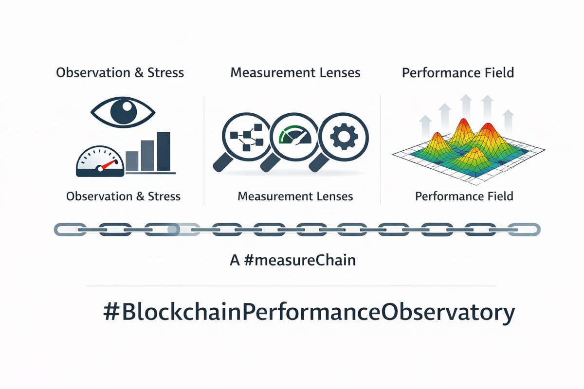 Six threads in, #BPO is more than measurement.

It observes real activity, applies stress, and lets behavior reveal itself — forming a Performance Field.

That signal implies infrastructure.

A #measureChain.

tinyurl.com/BPO-post-6

#BlockchainPerformanceObservatory
