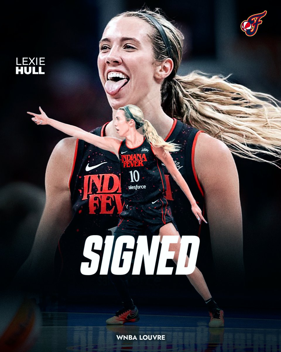 WNBAlouvre's tweet photo. Lexie Hull is returning to the Indiana Fever, she announced on her TikTok

LEXIE STAYS!! https://t.co/7vWEBIanbg