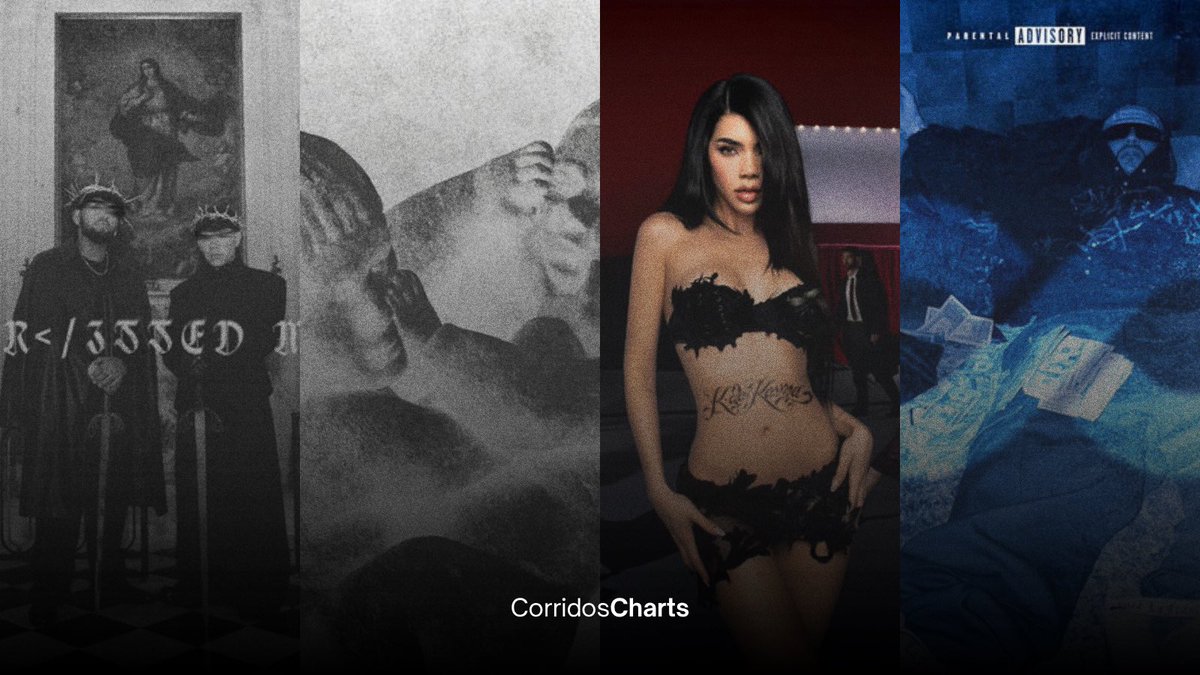 CorridosCharts's tweet photo. Albums mexicanos lanzados este año con MAYOR debut en Spotify: 

#1. DEPR — 23M
#2. DINASTÍA (DELUXE) — 18,5M
#3. K De Karma — 4,7M
#4. ETERNO — 2,1M (NEW) https://t.co/EZL40vpfMV