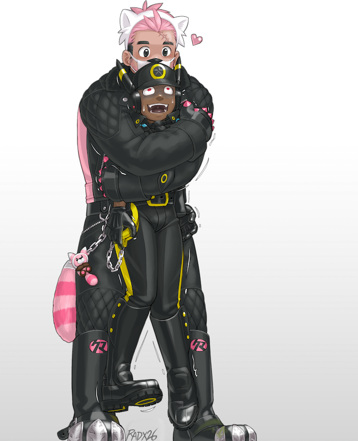 Our favorite pink bear found a new cuddle toy 🤗
This one has "high endurance" so it shouldn't break as easily as the other ones~