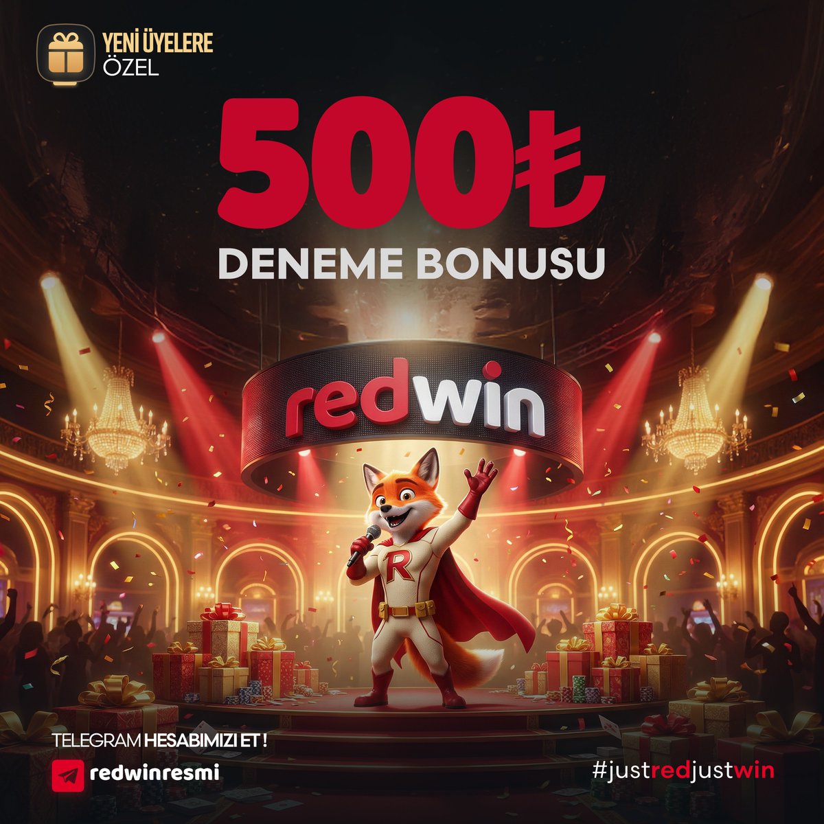Redwin_TR's tweet photo. 🎁Deneme Bonusunu Abarttık!
🤑Hemen Üye Ol, 500₺ Deneme Bonusunu Al!
Kazanmak isteyenlerin adresi #RedWin😎
Üye olmak için: https://t.co/FndqWISNX7 https://t.co/wbXGUCKGeh