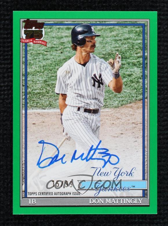 LimitedCards's tweet image. ⚾️BASEBALL CARDS⚾️

🔥🔥🔥 Now available on @CheckOutMyCards:

🗽2026 Topps Series 1 1991 Topps Baseball Autographs Green #91A-DM Don Mattingly /99 (New York Yankees)
💎2016 Topps The Mint Authenticated Patch Autographs #APA-DO David Ortiz /75 (Boston Red Sox)
👑2022 Topps Museum