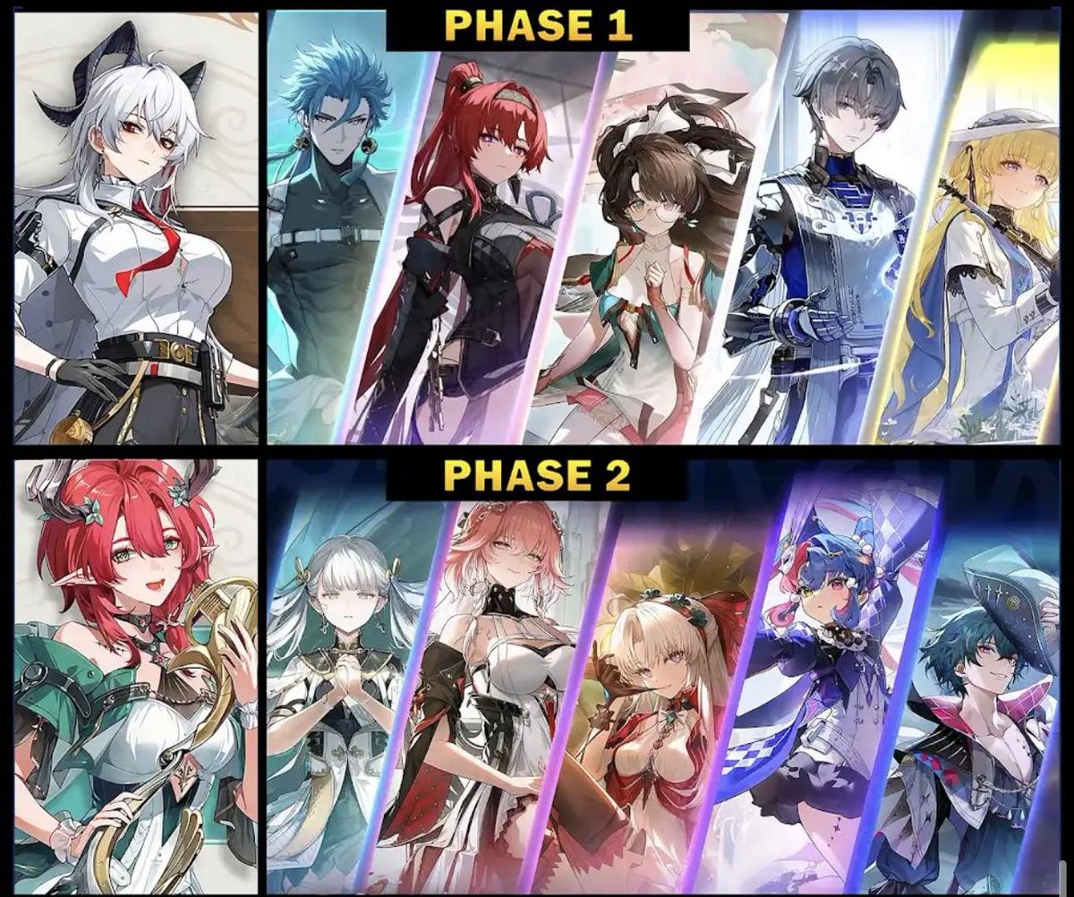 iYatoOfficial's tweet image. Which character would you pull if they add these in the 2nd anniversary of Wuthering Waves ?

#WutheringWaves #Gacha