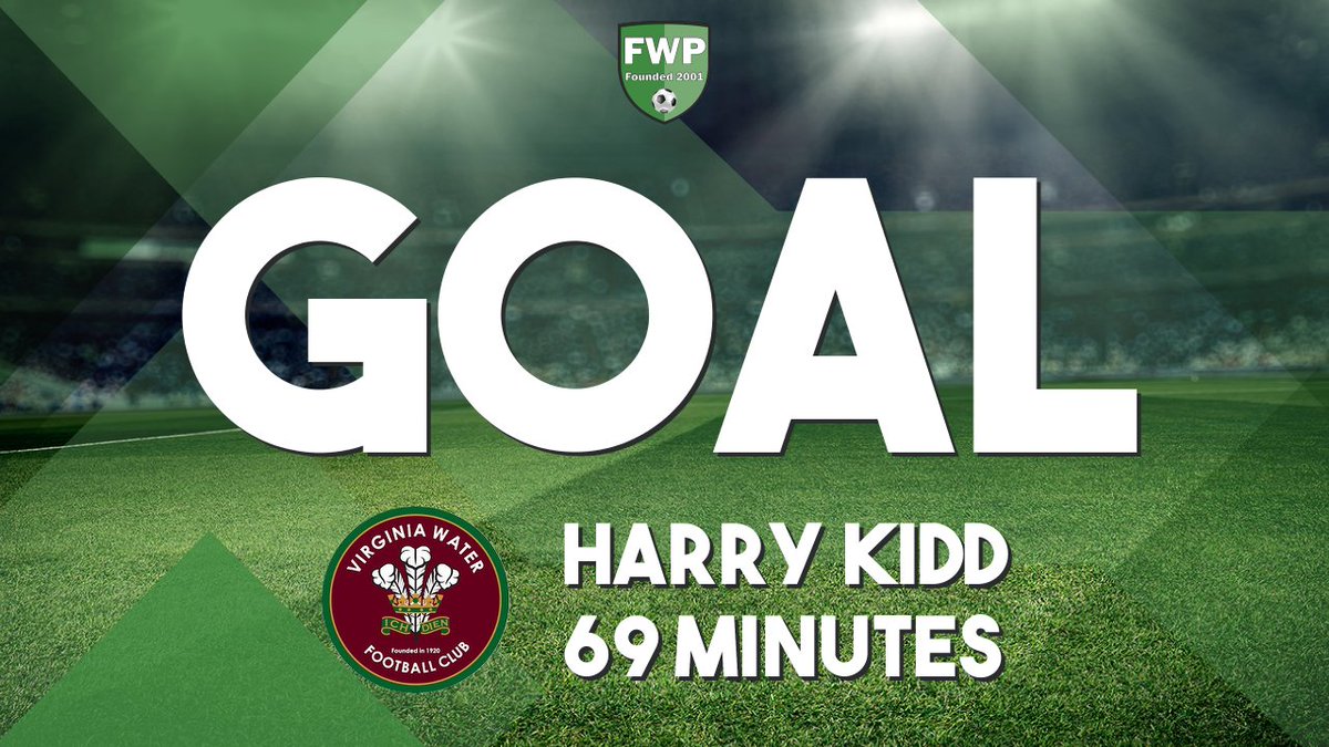 vwfcofficial's tweet photo. GOAL: Broadfields United 1-1 VIRGINIA WATER - Harry Kidd (69') https://t.co/rrZv3z2QyL https://t.co/MNIdd50LJk
