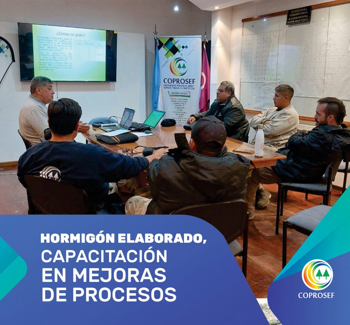 Los colaboradores que trabajan en la Fábrica de premoldeados y hormigón elaborado realizaron una nueva capacitación, orientada a su trabajo en la nueva planta hormigonera, y a la mejora de los procesos en la fábrica de postes.#capacitación #premoldeados #Fuentes #hormigón