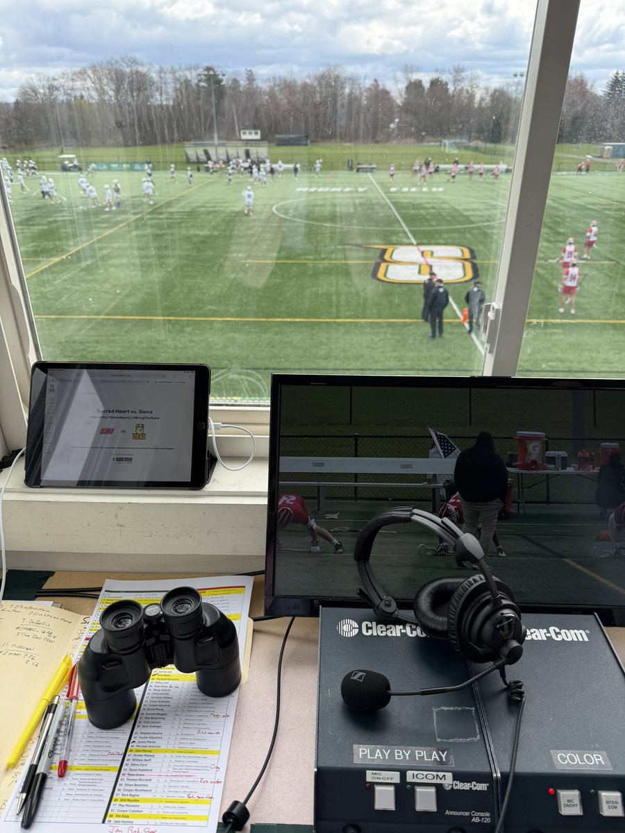 WatsonSports's tweet photo. Huge game at Siena today. Call it the @MAACSports regular season championship game. @SienaLacrosse hosting @sacredheartmlax at noon on @ESPNPlus https://t.co/FvAKGhpe4T